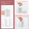 KEYPOWER Bling Rhinestone Cotton Ball Pad Swabs Make Up Pads