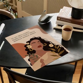 LOLUIS Inspirational Quotes Wall Art, Afirmaciones Positivas Mexican Art Spanish Decor Gifts (Cita Inspiradora, Custom Frame Type)