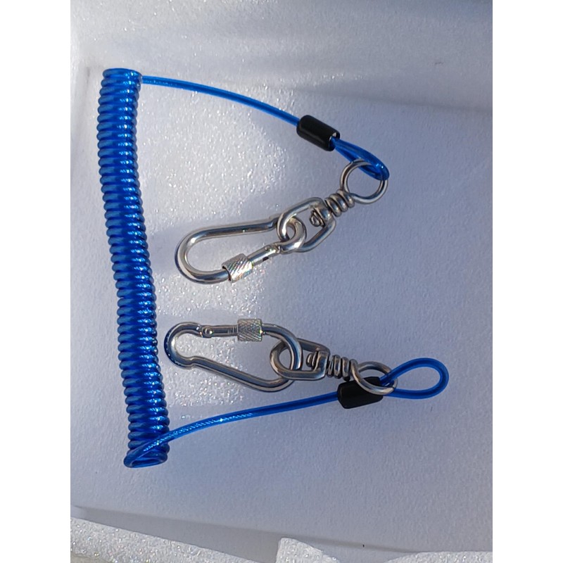 BBI Tethered Tools Safety Lanyard Coil Spring Wire Tool Lanyard