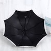 YUEHUA Folding Travel Umbrella,Sun Umbrella Ladies Parasol Ladies Embroidered Lace