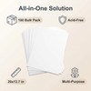 100 Sheets Acid-Free Tissue Paper, 20x13.7in White Archival Tissue Paper