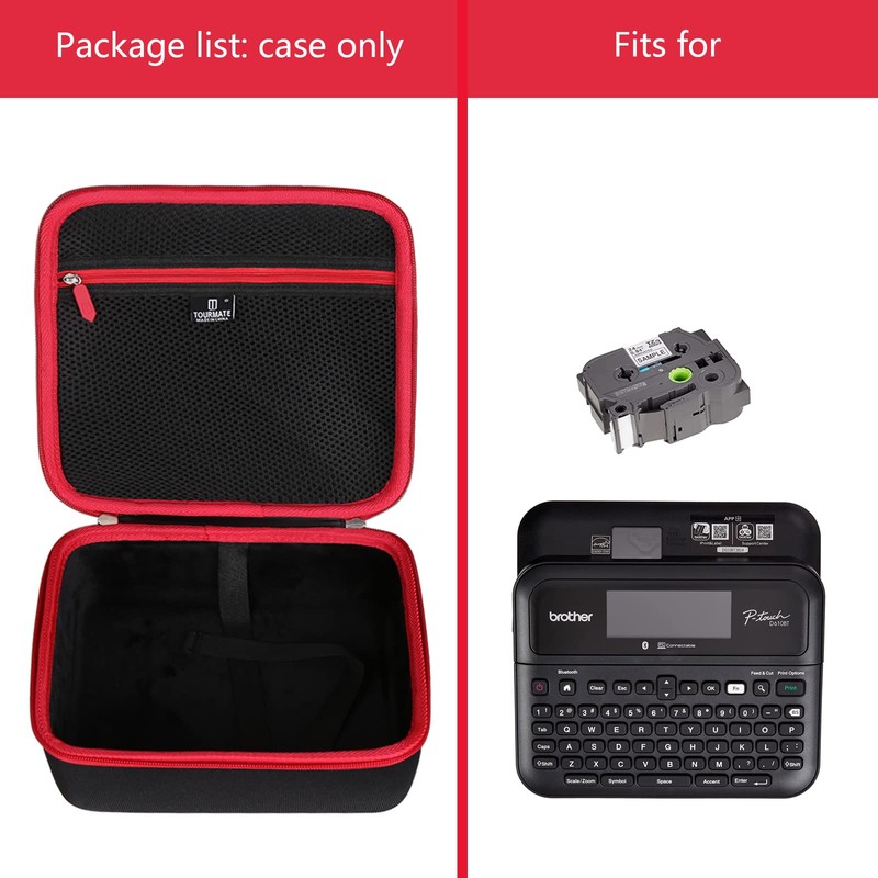 Tourmate Hard Case Compatible for Brother P-Touch PTD600 / PT-