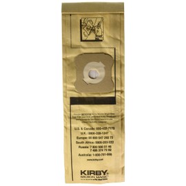 Kirby Micron Magic Filtration Vacuum Cleaner Bags - for Models G4 and G5 - New Old Stock - Package of 9 Vacuum Cleaner Bags