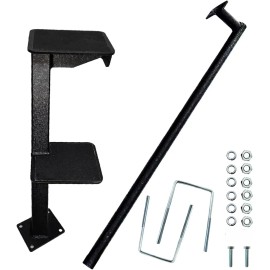 SAVYSPEDY Dual Step Boat Trailer Steps for The Tongue with Handle, Universal Fit Bass Boat