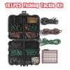 TopHomer Fishing Accessory Kit - 187pcs Tackle Box with Hooks,