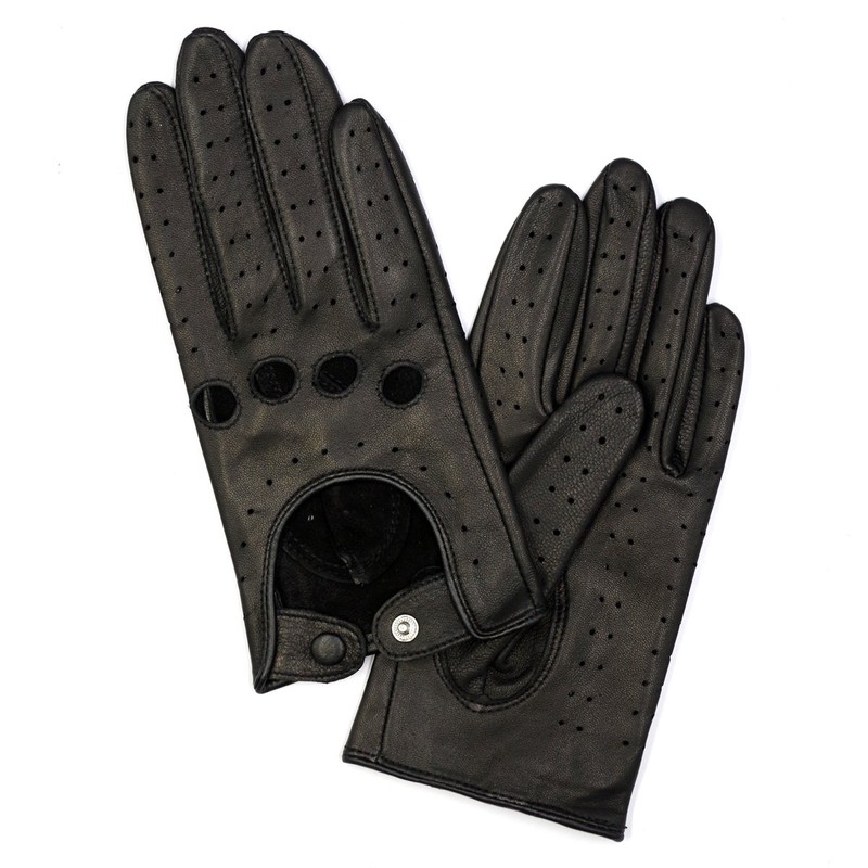 Harssidanzar Womens Lambskin Driving Gloves,Unlined Leather Gloves For Women With