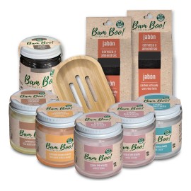 Set Regalo Eco Cuidado Facial Natural Crema Exfoliante Jabón