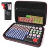 Adehoei Battery Storage Organizer with Tester BT-168, Waterproof Battery Case