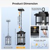 OPAXIS Dusk to Dawn Outdoor Hanging Lights, 14.5 inch Large