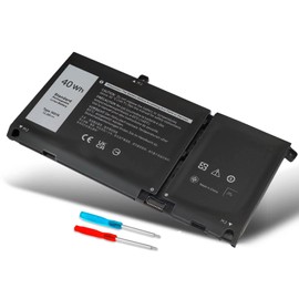 40Wh JK6Y6 Battery for Dell Inspiron 5300 5301 5401 5402 5408 5409 5501 5508 5509 5400 5406 7405 7300 7306 7500 7506 2-in-1 Silver Series Latitude 3410 3510 Vostro 5301 5401 5501 P102F H5CKD 11.25V