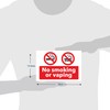 6 x No Smoking or Vaping Stickers – No Smoking