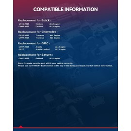 KAX Brake Master Cylinder with Reversior ABS Sensor Included Compatible with GMC Acadia 2007-2016, High Performance Aluminum Alloy Replacement Part, Direct Fit OEM Spec