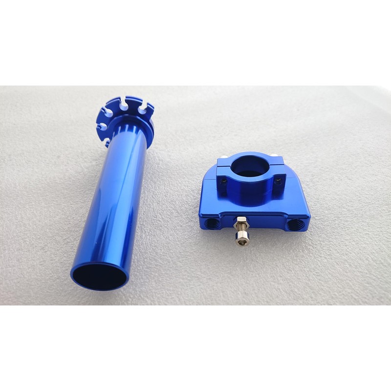 High Throttle Kit Motorcycle Universal Aluminum (Blue)