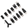 12Pcs USB2.0 Adapter 3.5mm 2 in 1 Audio Adapter Converter