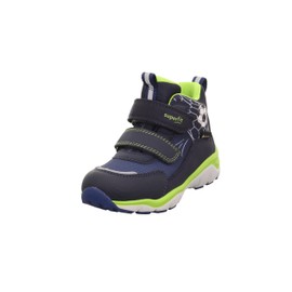 Superfit Baby Boys' Sport5 Lightly Lined Gore-Tex Trainers, Blue light green 8000, 22 EU