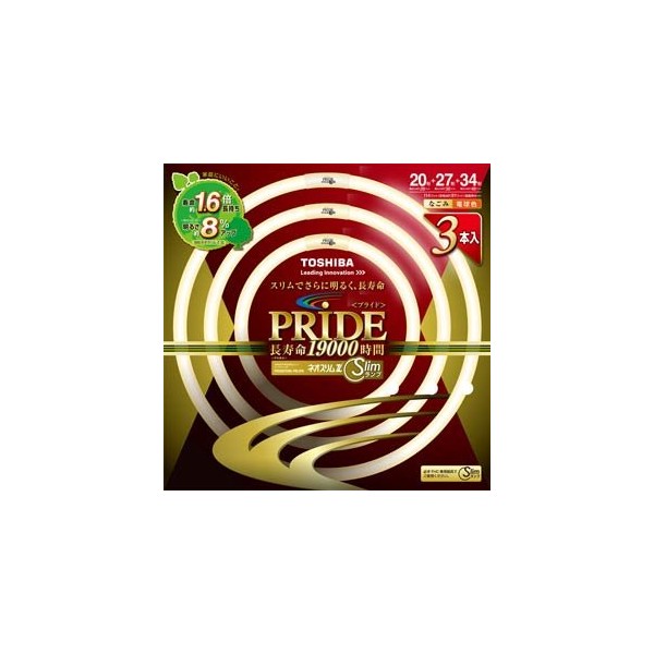 Toshiba Neo Slim Z Pride (Pride) Ring Shape "sa-kurain" 20 + 27 + 34 Shape 3 Wavelength Shape Bulb Color fhc202734el – pdl3pn