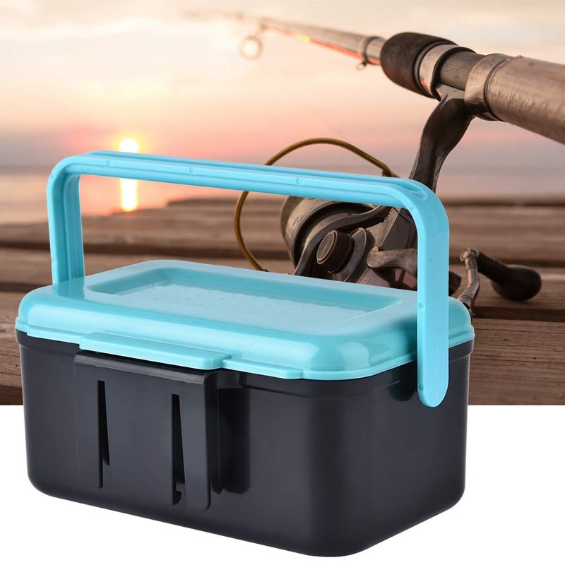 MechKit Fishing Bait Box Live Bait Storage Case, 13 ×