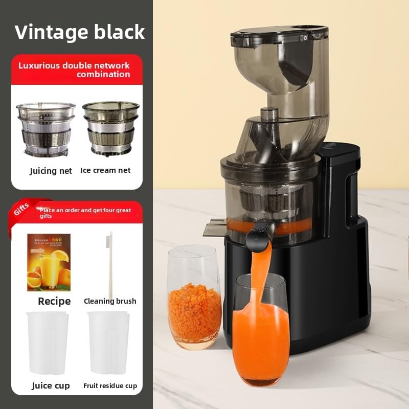 Cold Press Juicer Machines Slow Masticating High Yield Pulp separation