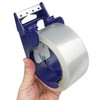 BOMEI PACK Packing Tape with Blue Dispenser Clear Packaging Tape