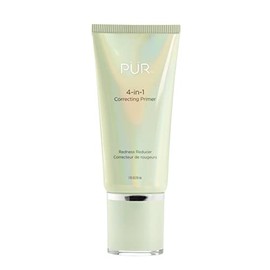 PÜR Prebase correctora 4 en 1, Reductor de poros, Prebase de maquillaje, Reductor de enrojecimiento, Sin crueldad animal, Fórmula ligera, Apto para...