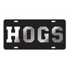 Arkansas Razorbacks Black Mirrored HOGS Tag