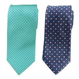 Towergem Men's Necktie Woven Jacquard XL Necktie, 63.0 inches (160 cm), PA2-36