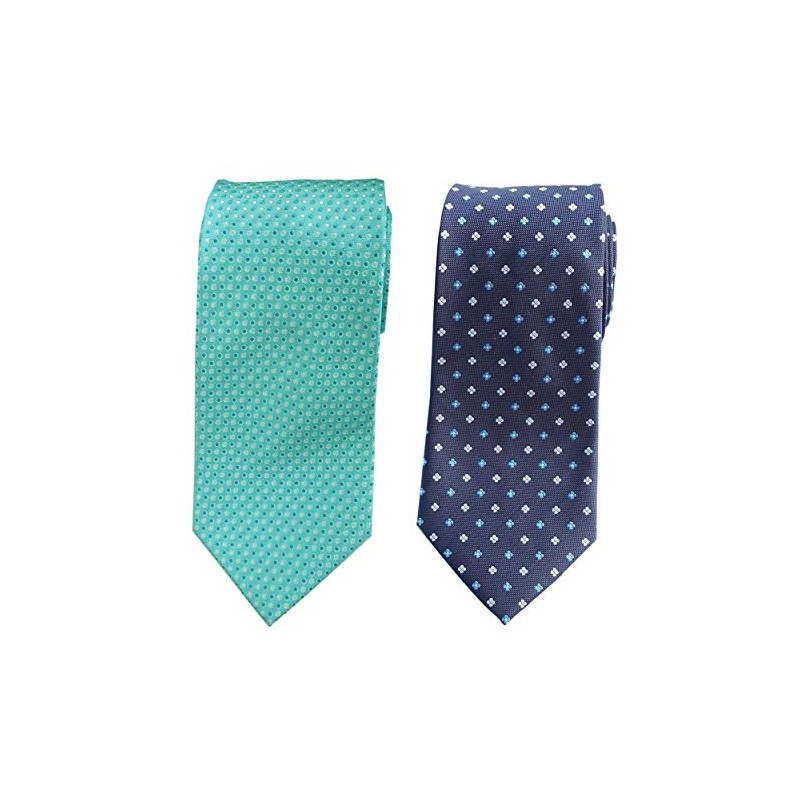 Towergem Men's Necktie Woven Jacquard XL Necktie, 63.0 inches (160
