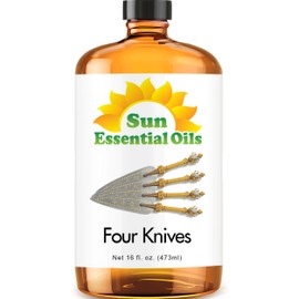 Four Knives Essential Oil (Huge 16oz Bottle) Bulk Four Knives Oil - 16 Ounce