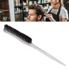 Hair Grooming Brush, Glitter Handle, Toupee Brush, Rat Tail Toupe