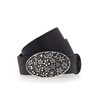 MUSTANG Women's Genuine Leather Belt, black