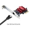 10Gtek 2.5G NIC 100/1000/2500Mbps PCIe Gigabit Network Card LAN Card,Single