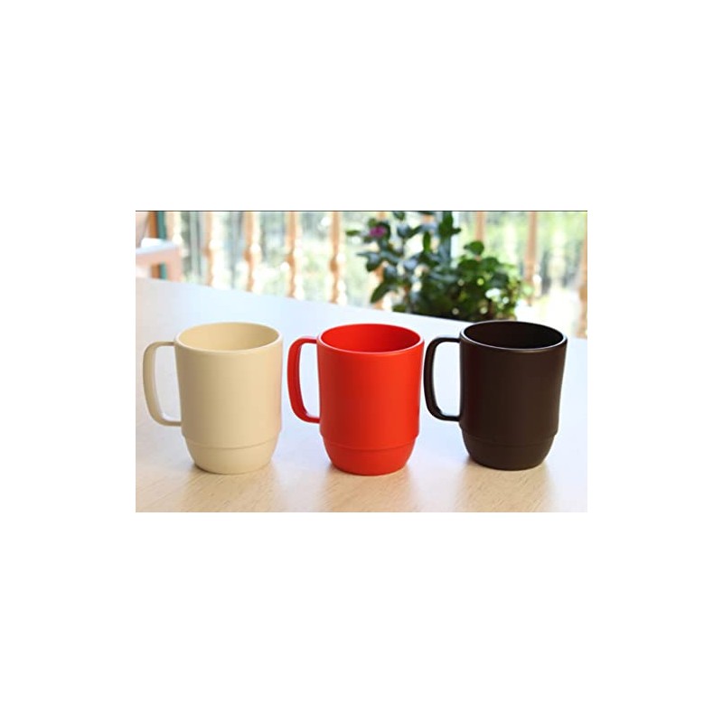 イノマタ化学(Inomata-k) マグカップ レンジ用 外寸(mm):107×79×99 レッド RRN0201