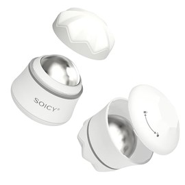 Ice Roller for Face and Eyes Body, Facial Ice Roller 360° Rotating Stainless Steel Ball Face Massager Fitness Cryosphere for Reduces Puffiness, Rednes