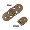 uxcell Folding Table Hinge, 4pcs Iron 270 Degree Round Edge
