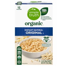 Generic Simple Truth Organic Original Instant Oatmeal 12ct, (Pack of 4)
