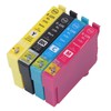 4Pcs Ink Cartridges Compatible Refill Replacement 4 Colors BK C