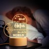 Mom Christmas Gifts - Mom Birthday Gifts Engraved Night Light