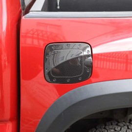 momocar Carbon Fiber Look Car Fuel Tank Oil Gas Cap Cover Trim For Toyota Tacoma 2016-22
