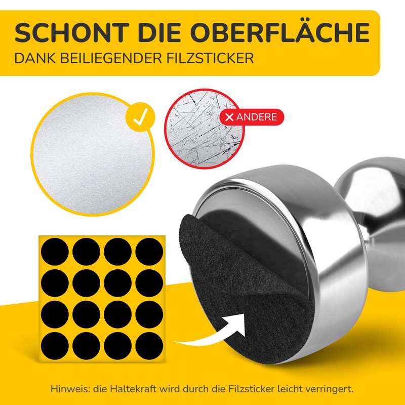 borbee® Magnets (Pack of 16), Strong Magnets for Office and