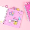 Kitty Friends Cute Characters Illustrated Tabbed Index Ruled Spiral Notebook