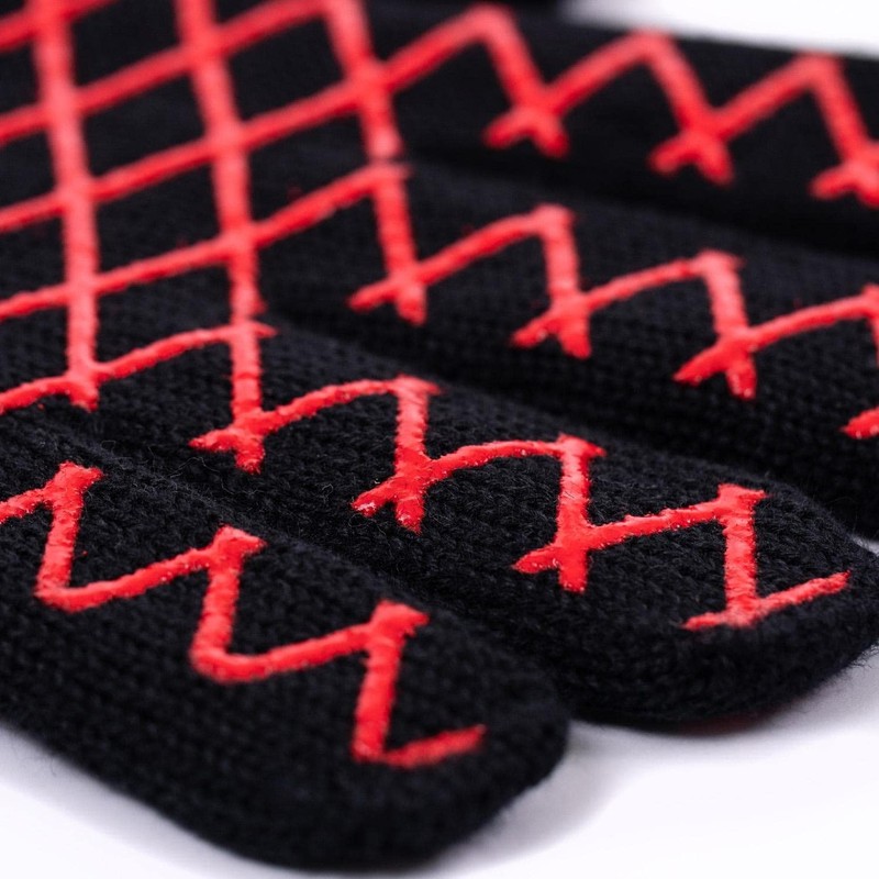 BBQGUYS Signature Silicone Grip Grilling Gloves - BBQ-GM