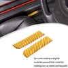 Lcojicep Car Inner Emergency Door Lock Switch Sticker Compatible with