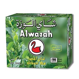 Alwazah green tea, 100-bag box, 200-g