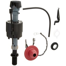 Fluidmaster 400C Fill Valve and 2 inch Flapper Toilet Repair Kit, No Color