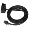 Black Vehicle HUD Display Multifunction OBD HUD Gauge 9 Alarm