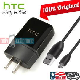HTC Original HTC One M9 M8 M7 Charger 1.5A Home Wall Travel Charger Data Sync Cable
