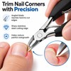 Stainless Steel Nail Clipper for Fingernail & Toenail Care –
