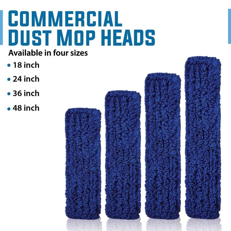 Kleen Handler - Mopa de microfibra de 18 pulgadas |