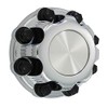 Brighter Design Set of 4 Chrome Closed Center Caps for