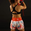 Tuff Boxing Muay Thai Shorts Trunks (TUF-MS633-ORG, M)